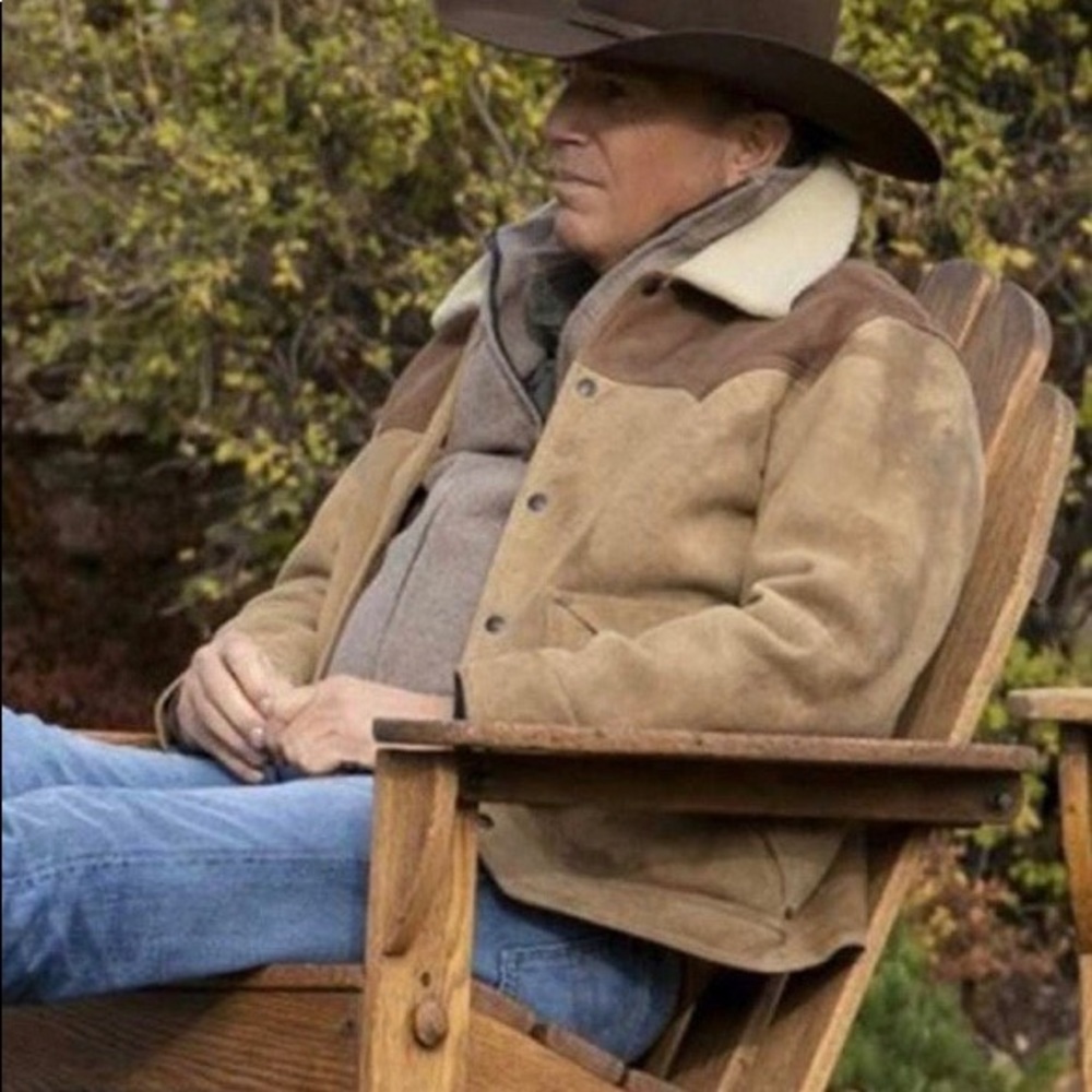 Brand new men’s leather coat